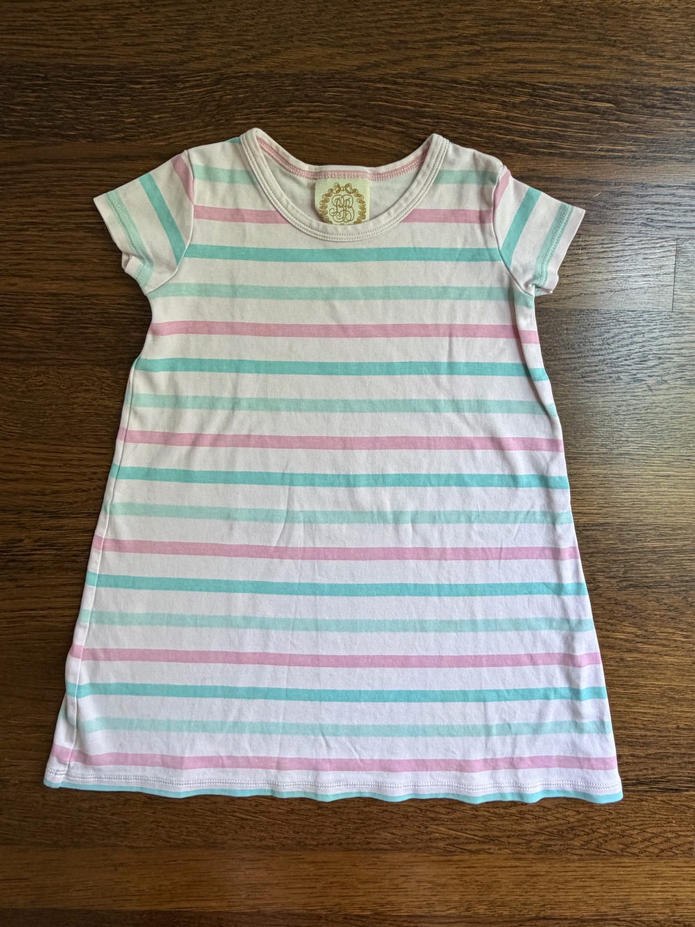 Beaufort Bonnet Co Pastel Stripe Pima Play Dress size 6